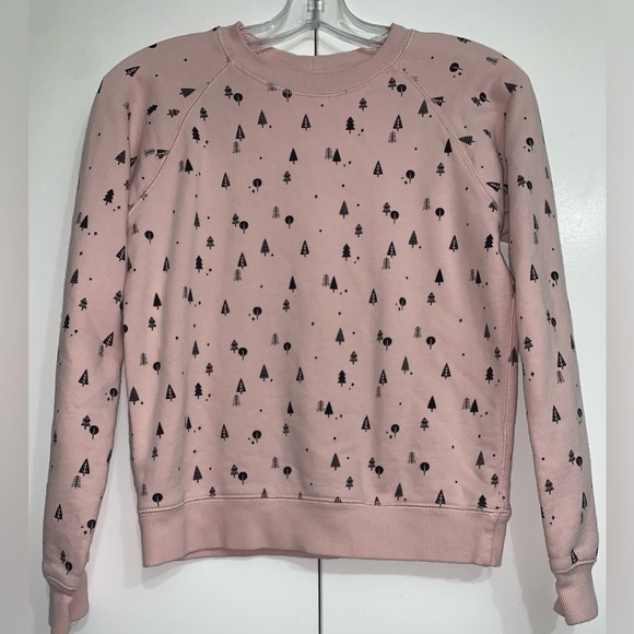 Hanna Andersson Holiday Print Sweatshirt, Size 12 - Picture 1 of 6